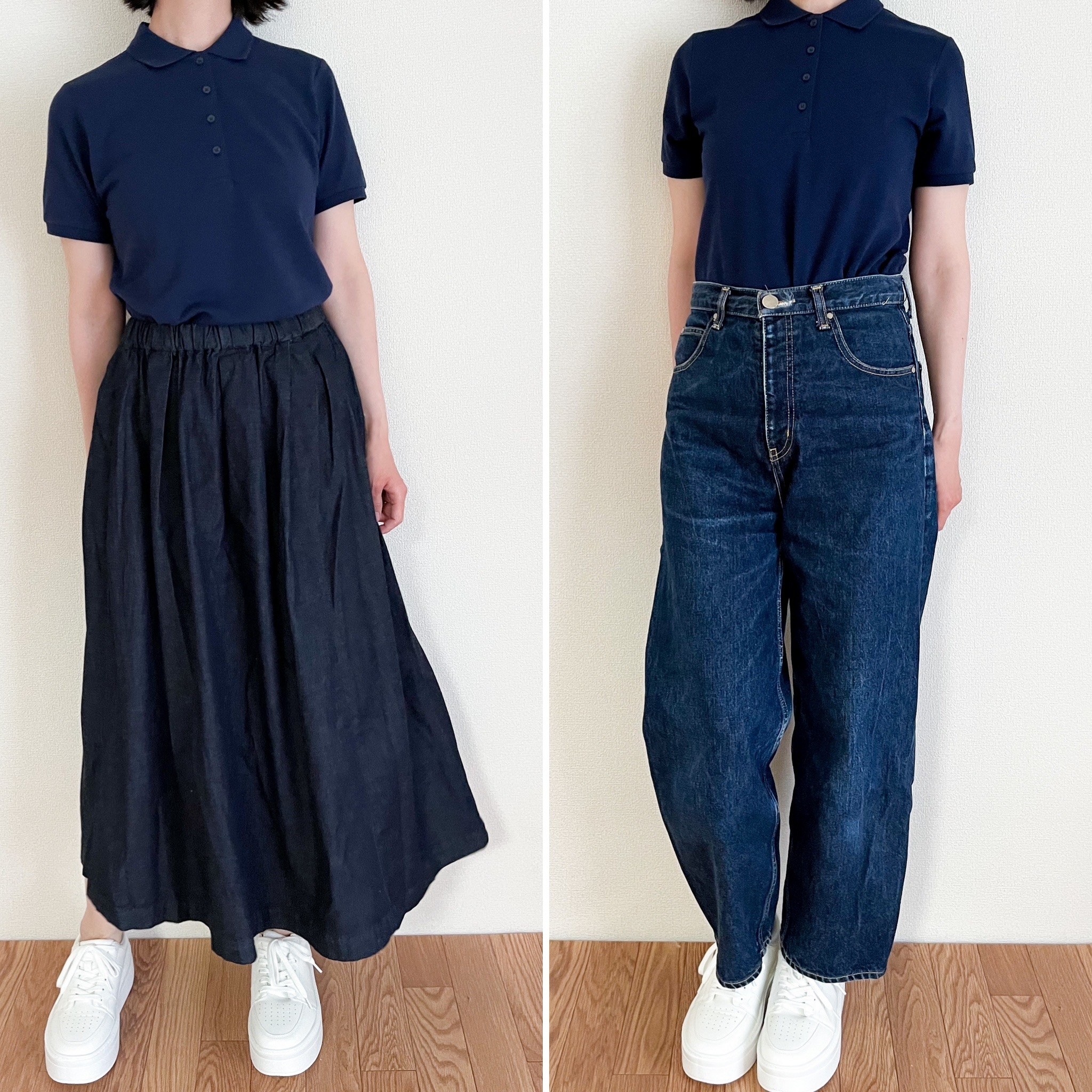 ユニクロのオススメのファッション「ストレッチカノコポロシャツ（半袖）」