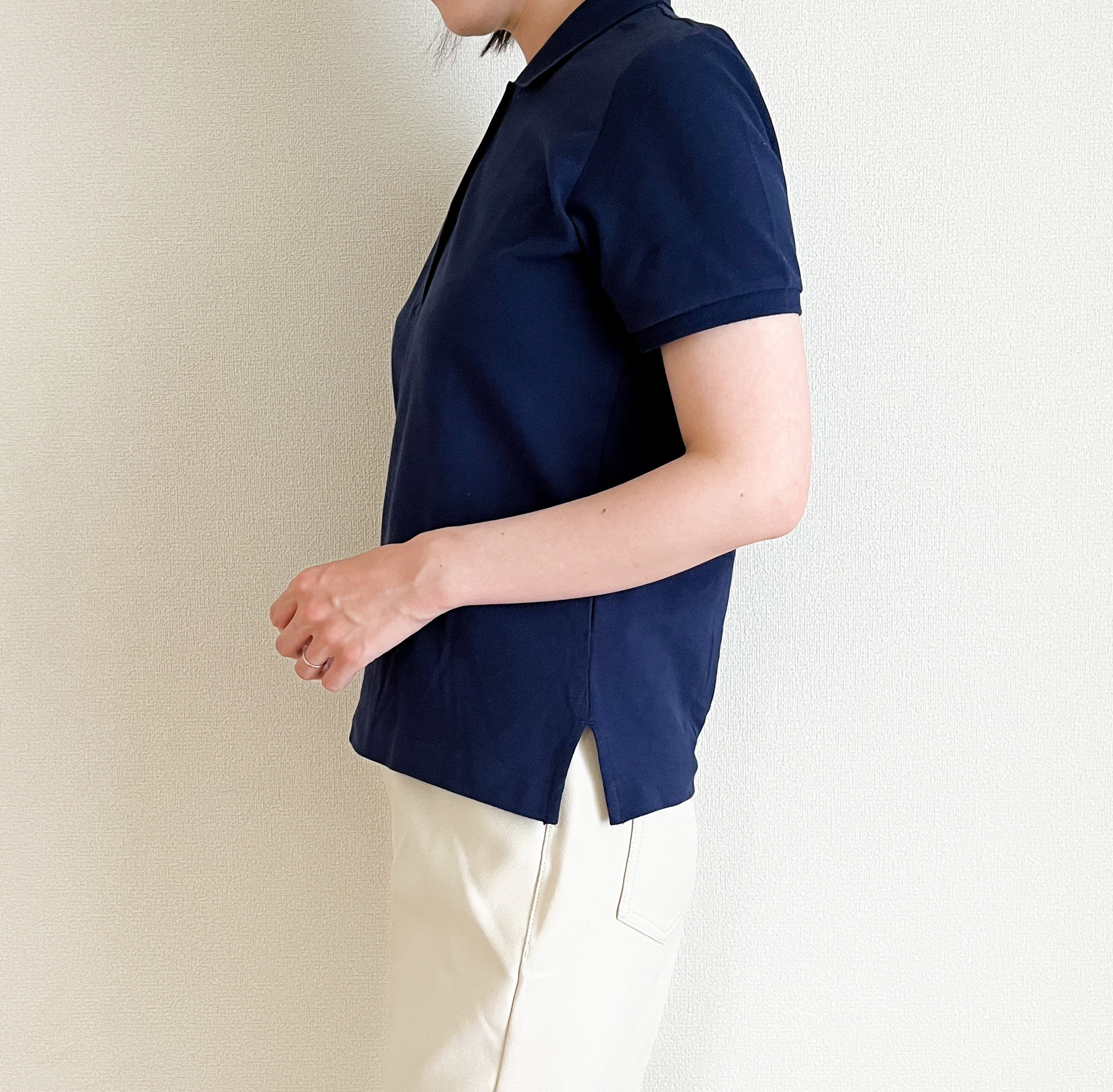 ユニクロのオススメのファッション「ストレッチカノコポロシャツ（半袖）」