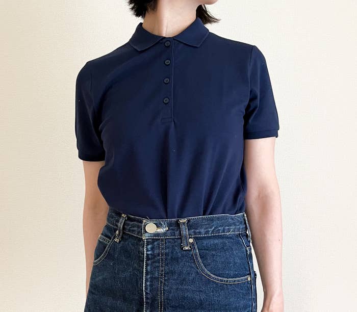 ユニクロのオススメのファッション「ストレッチカノコポロシャツ（半袖）」