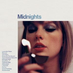 album cover for &quot;Midnights&quot;