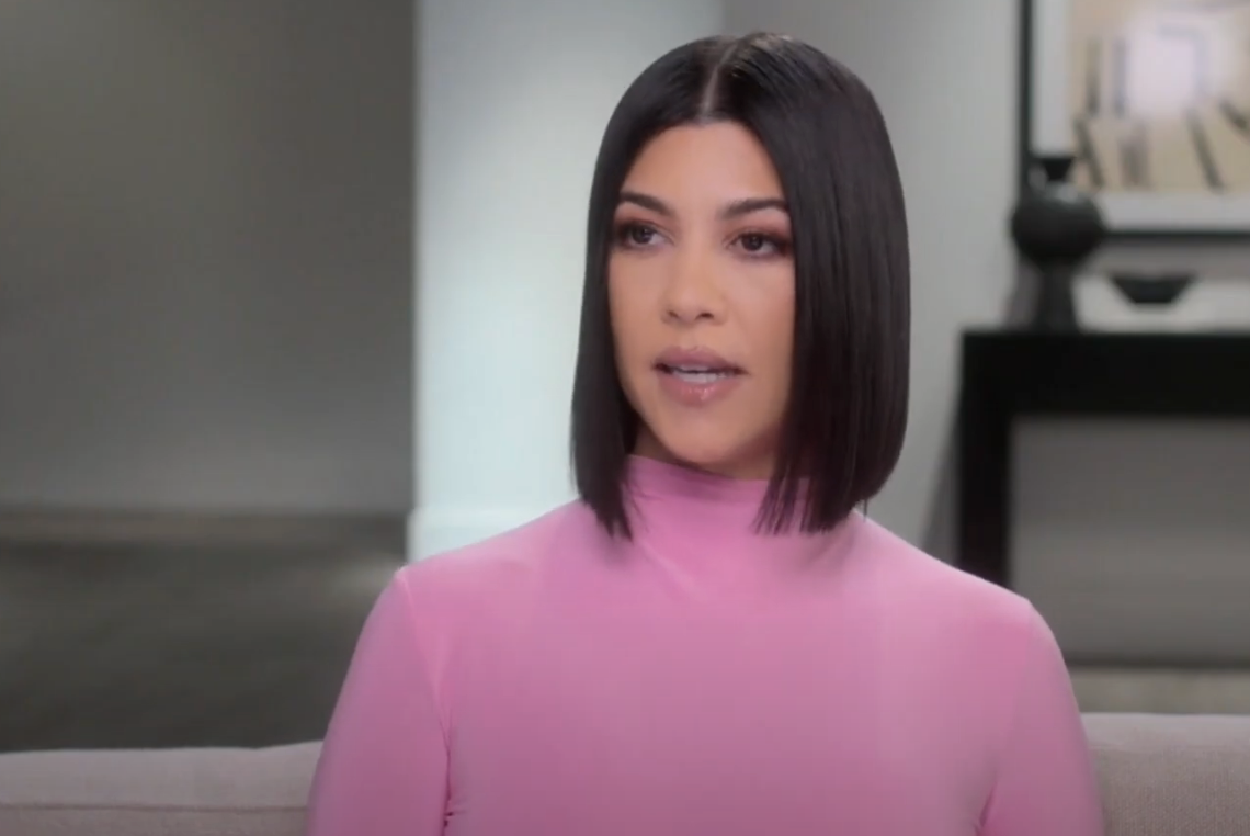 closeup of kourtney during her confessional