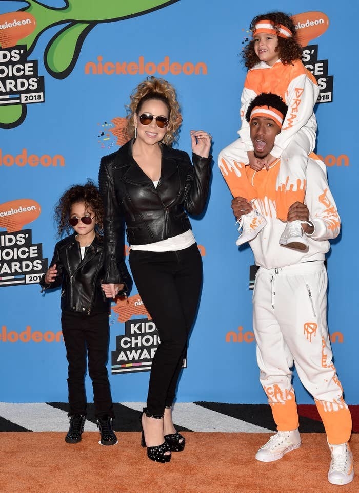 Mariah Nick and their kids