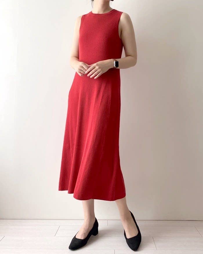 UNIQLO（ユニクロ）のおすすめのワンピース「コットンブレンドニットワンピース」