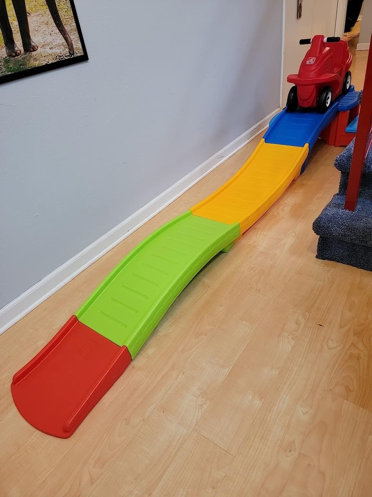 A kid&#x27;s roller coaster