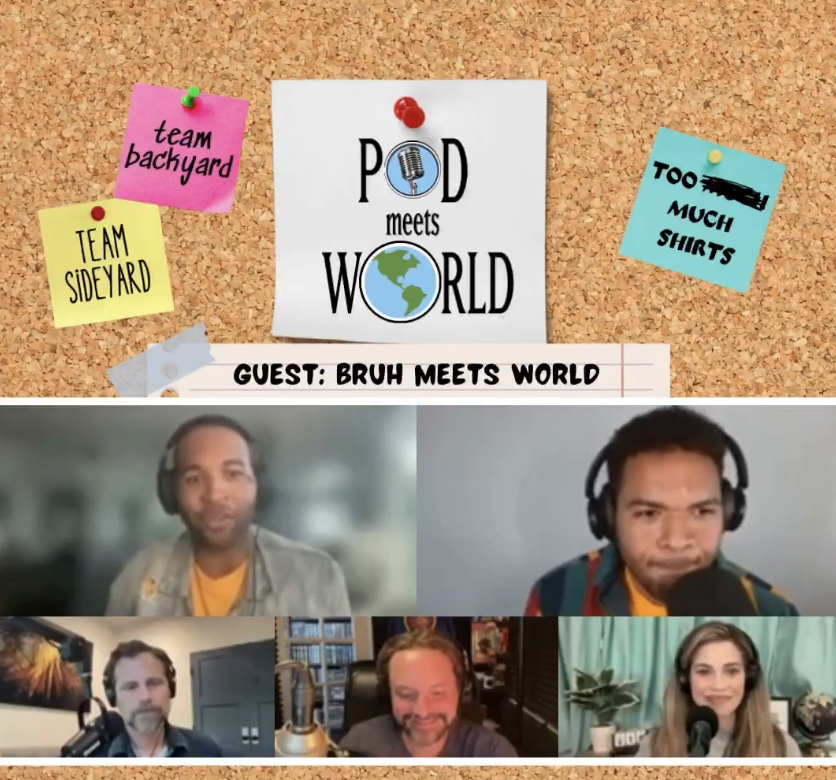 The podcast participants on a video screenshot