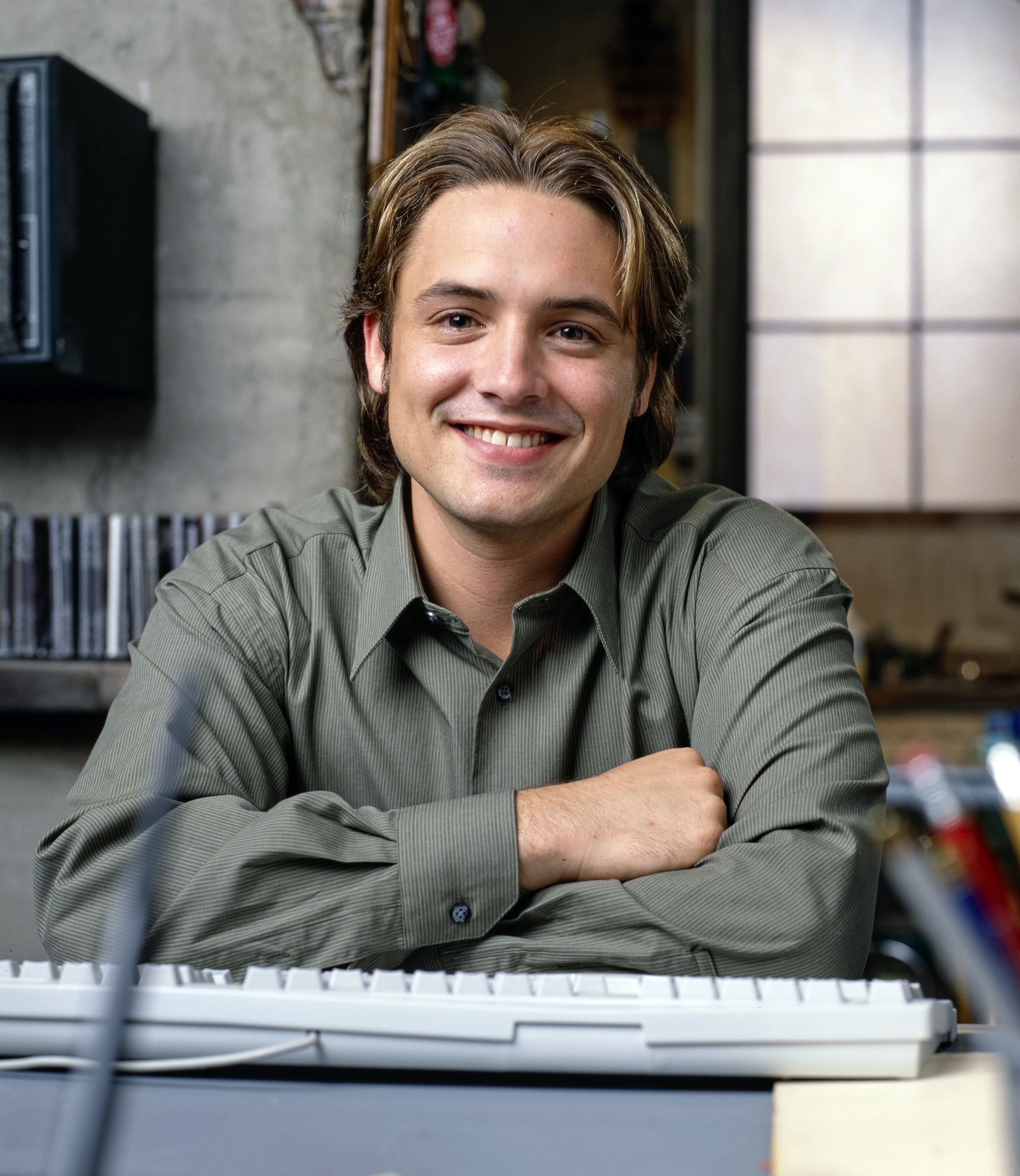 Close-up of Will as a young man smiling