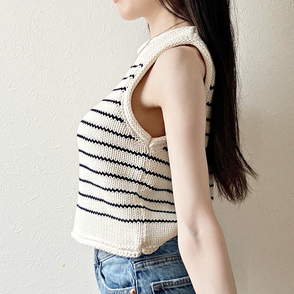 ZARA ストライプ ニット トップス 通販