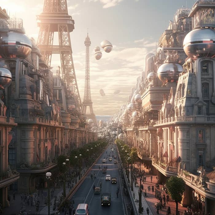 Paris in the future, according to AI