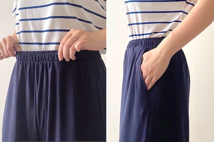 ユニクロのオススメのファッション「ウルトラストレッチエアリズムボーダーセット（半袖）」