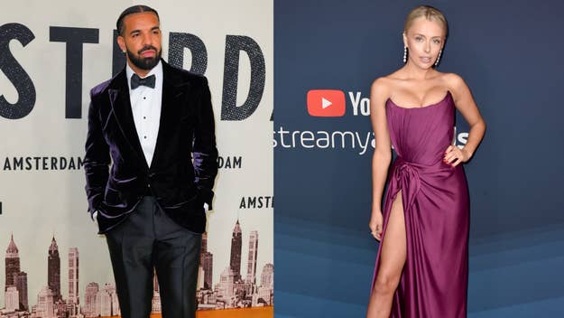 drake and corinna kopf are seen on red carpets