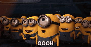 minions saying &quot;oooh, aaaah&quot;