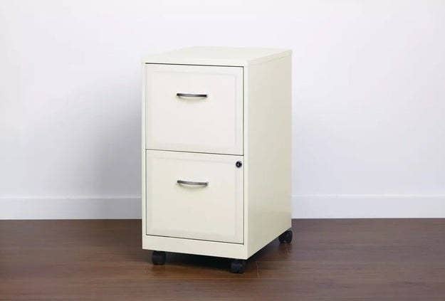 The filing cabinet on display