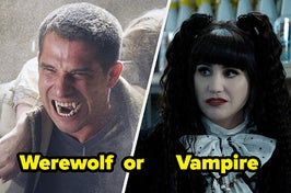 Teen wolf transforming and Nadia from What we do in the shadows.