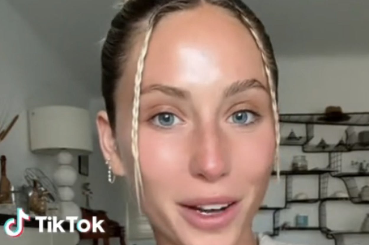 a girl on tiktok talking