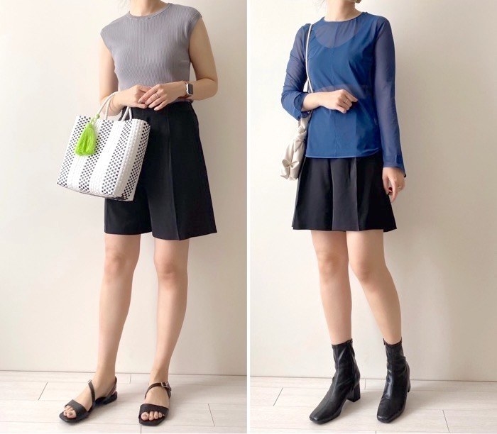 GU（ジーユー）のおすすめアイテム「ドレープタックショートパンツOSB＋X」