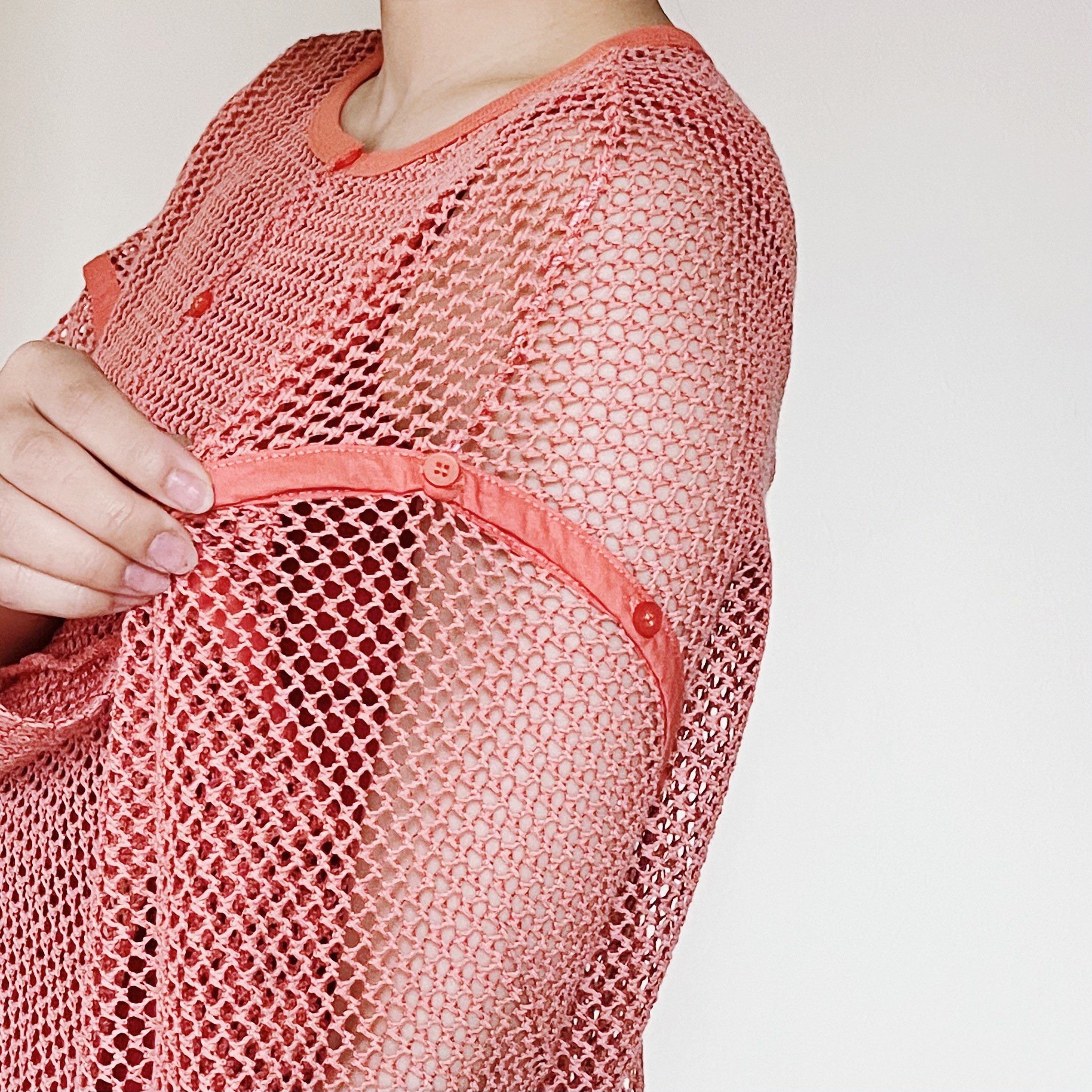 niko and…（ニコ アンド）のおすすめのトップス「マルチWAYメッシュプルオーバー」