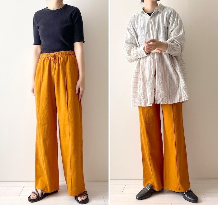 GU(ジーユー)のおすすめアイテム「リネンブレンドプルオンパンツ(丈標準70.0~74.0cm)(セットアップ可能)」