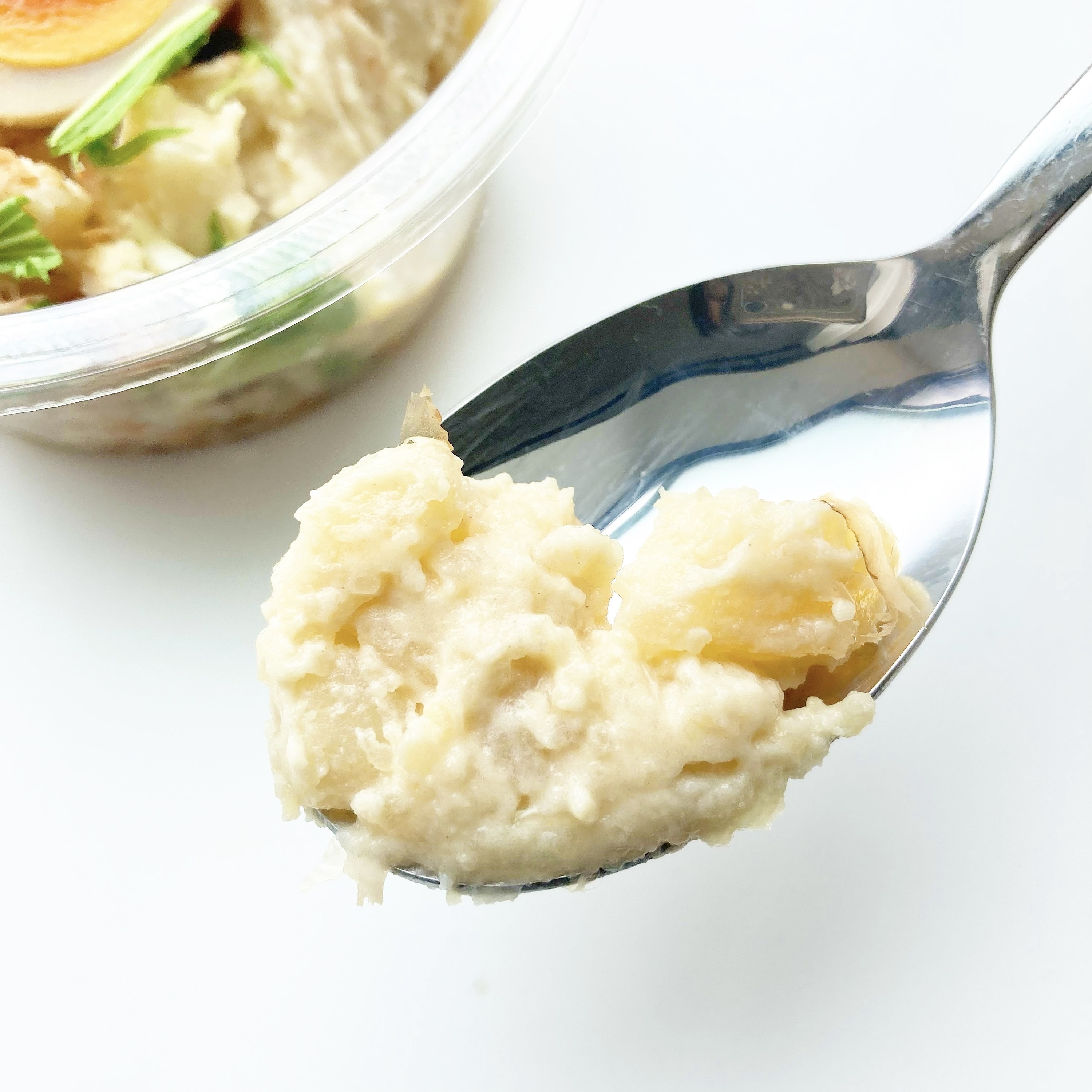 セブン-イレブンのおすすめデリ「和風ぽてとさらだ半熟煮玉子のせ」