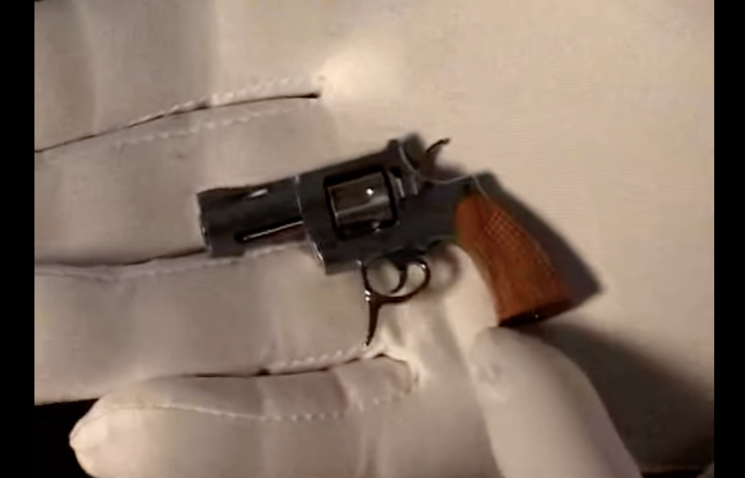 A tiny pistol