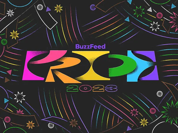 Buzzfeed pride banner for 2023