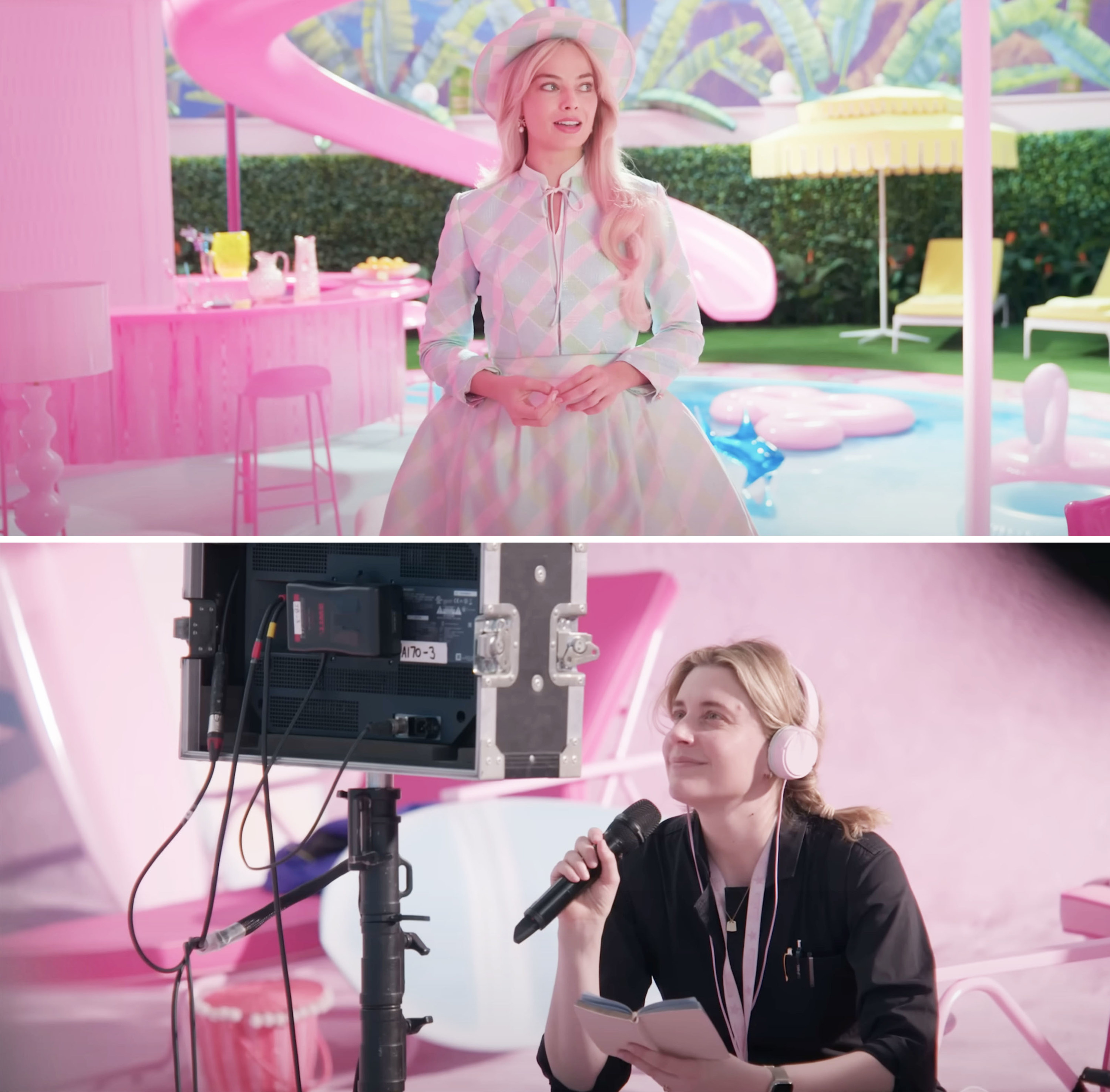 barbie dream house tour margot robbie