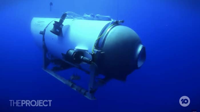 Closeup of a submersible