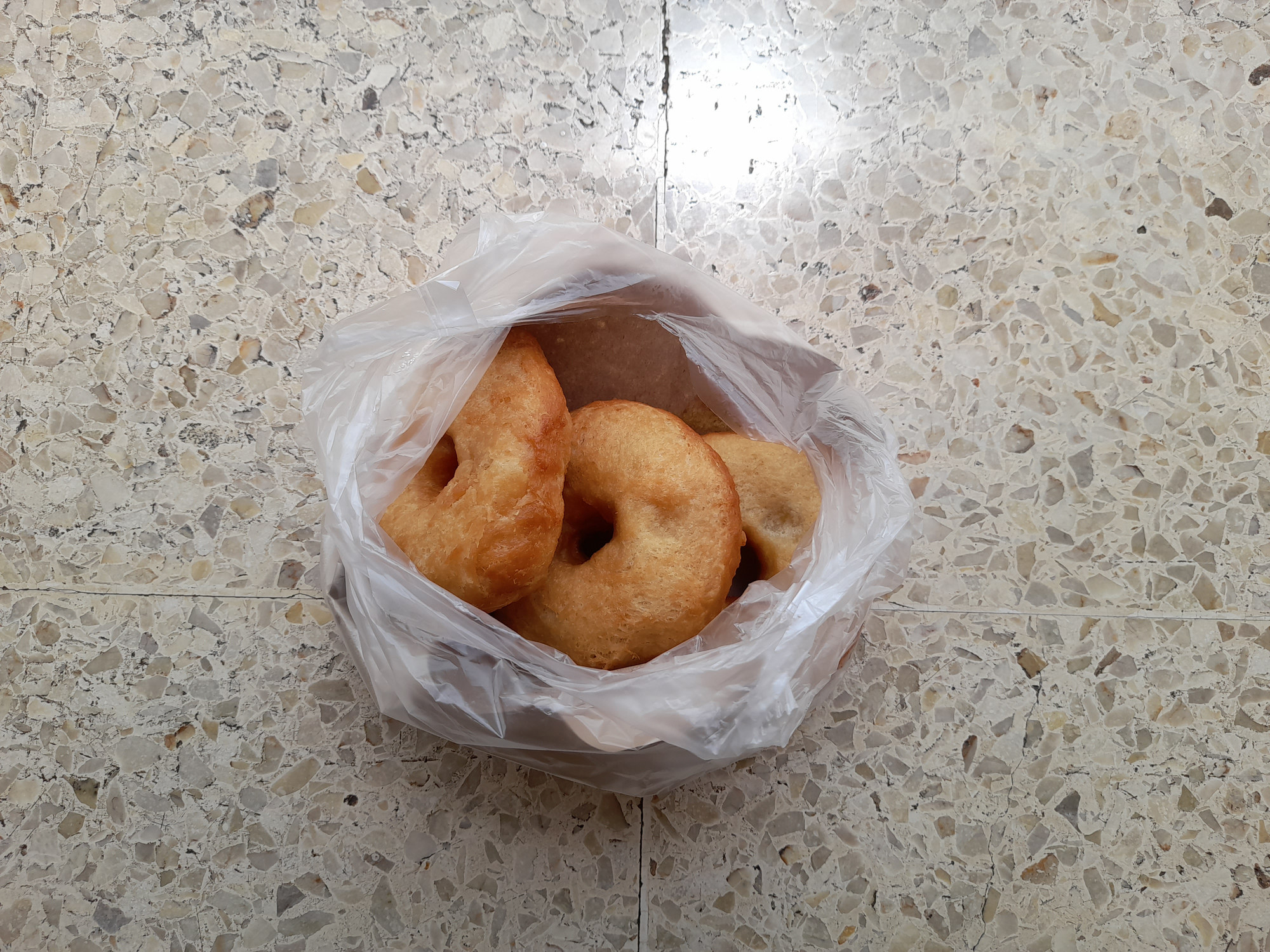 A bag of donuts