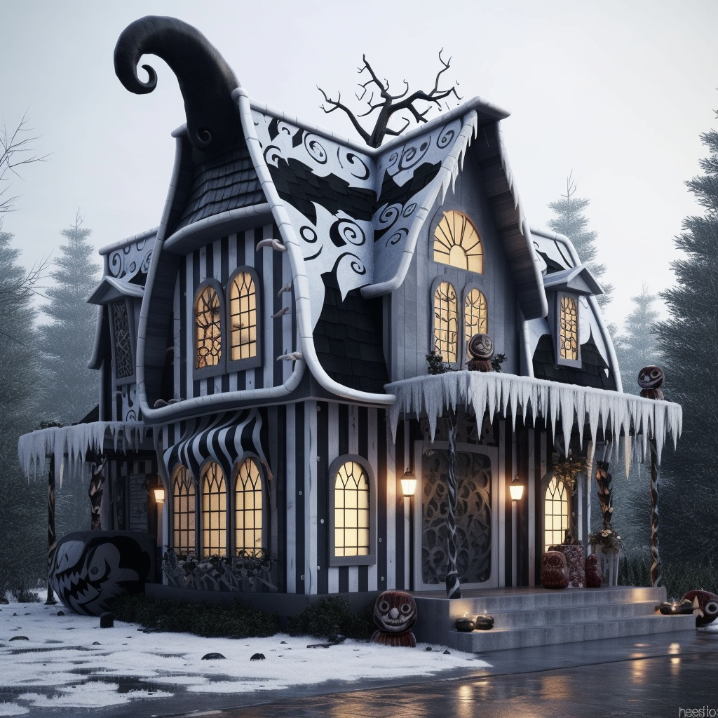 A house inspired by &quot;The Nightmare Before Christmas&quot;