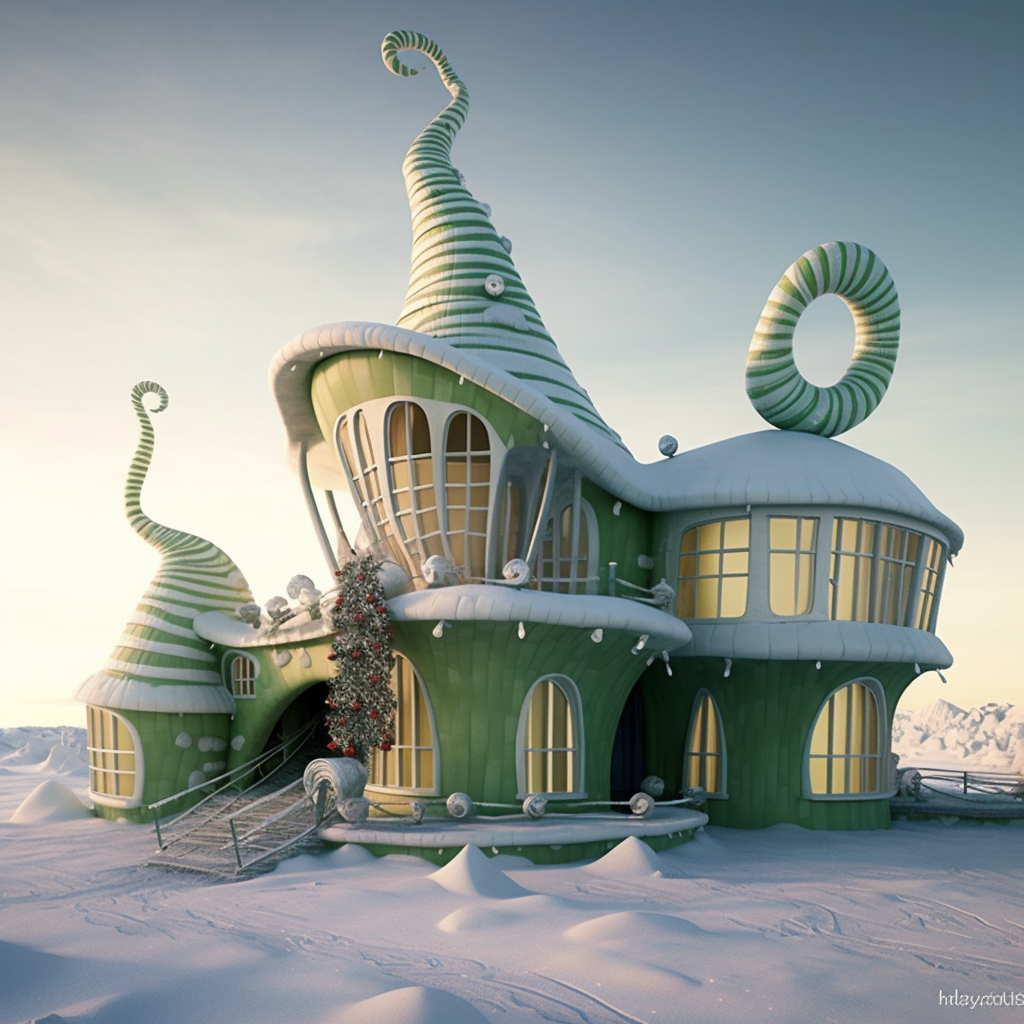 A house inspired by &quot;How the Grinch Stole Christmas&quot;