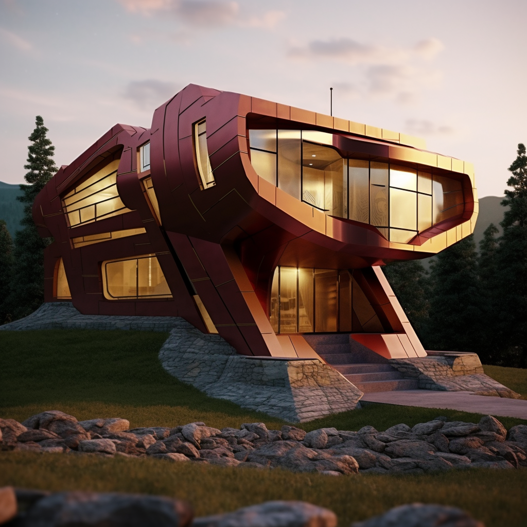 Iron Man house by AI