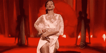 Rihanna walking the Victoria&#x27;s Secret runway