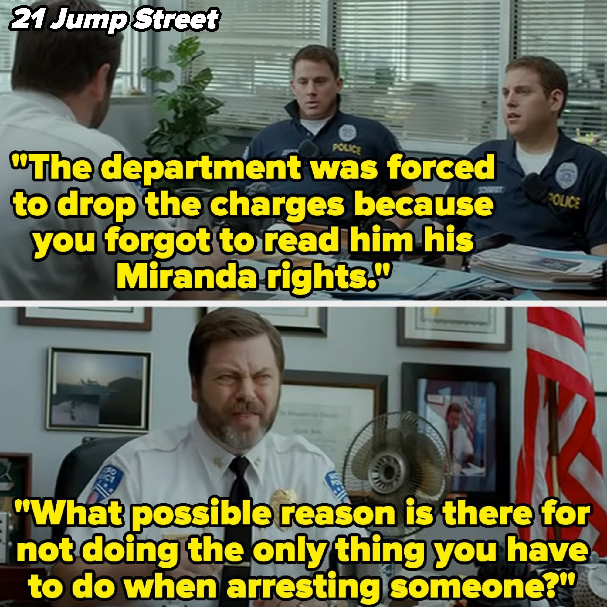 &quot;What possible reason is there for not doing the only thing you have to do when arresting someone?&quot;