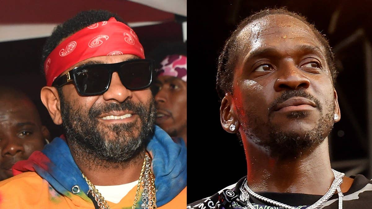 The simmering beef between the two stems from the Dipset rapper questioning the Clipse member taking No. 29 on Billboard's "Top 50 Greatest Rappers of All Time" list that was published in April.