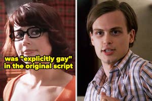 Velma from Scooby Doo and Spencer Reid from Criminal Minds