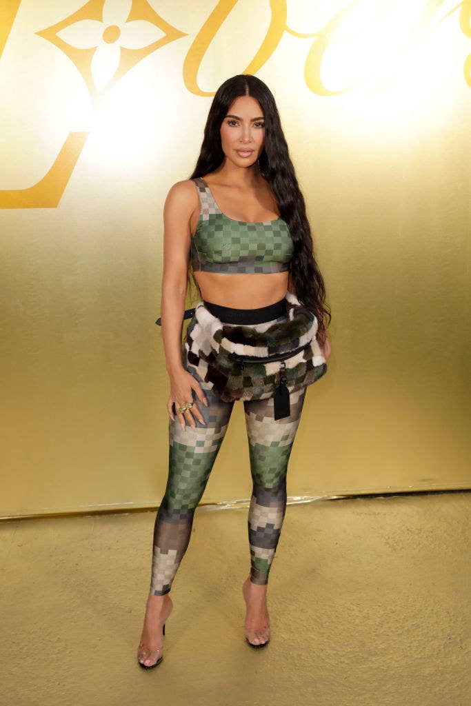 See Kim Kardashian, Kylie Jenner and Rihanna Slay in Sporty Gear at Louis  Vuitton Fashion Show