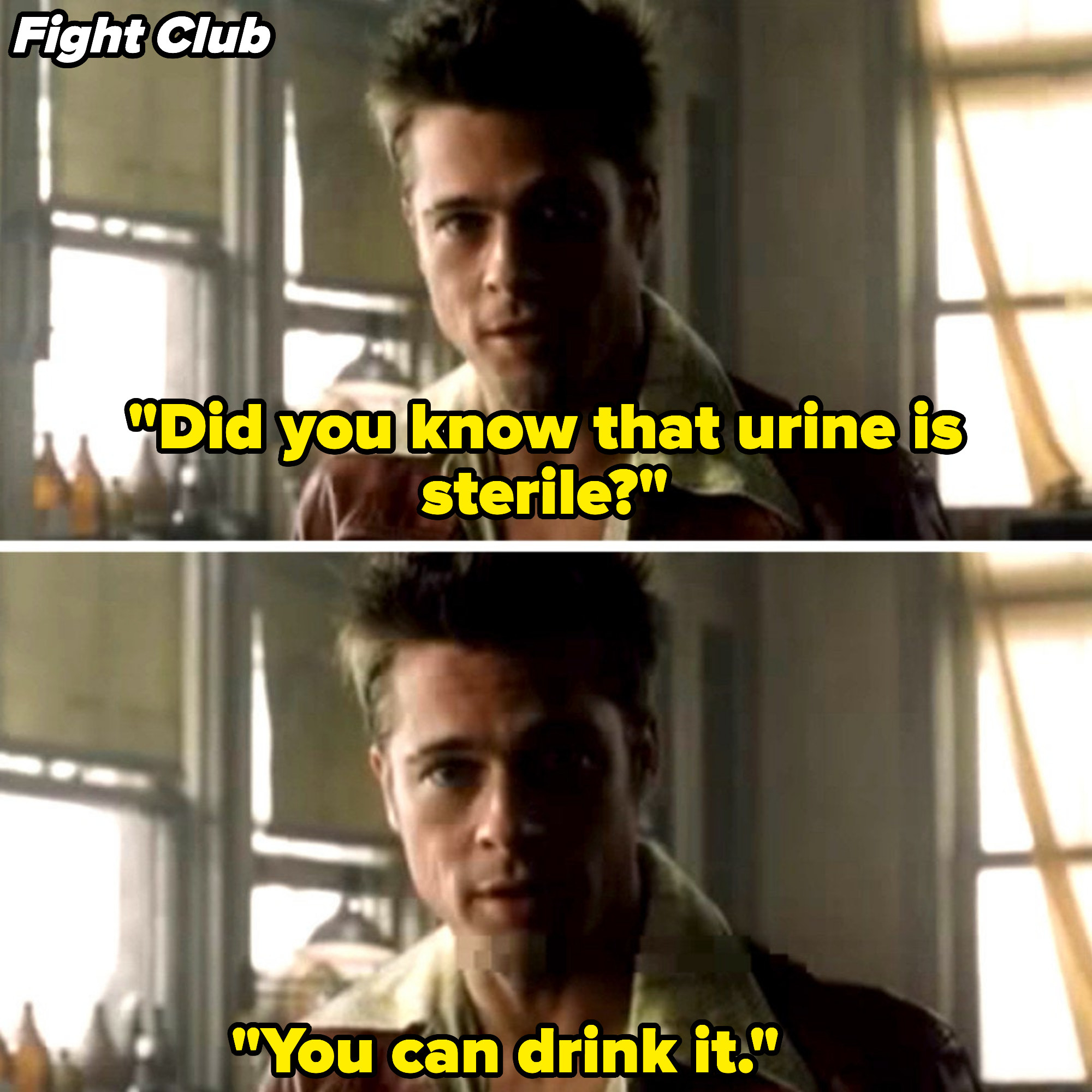 &quot;You can drink it.&quot;