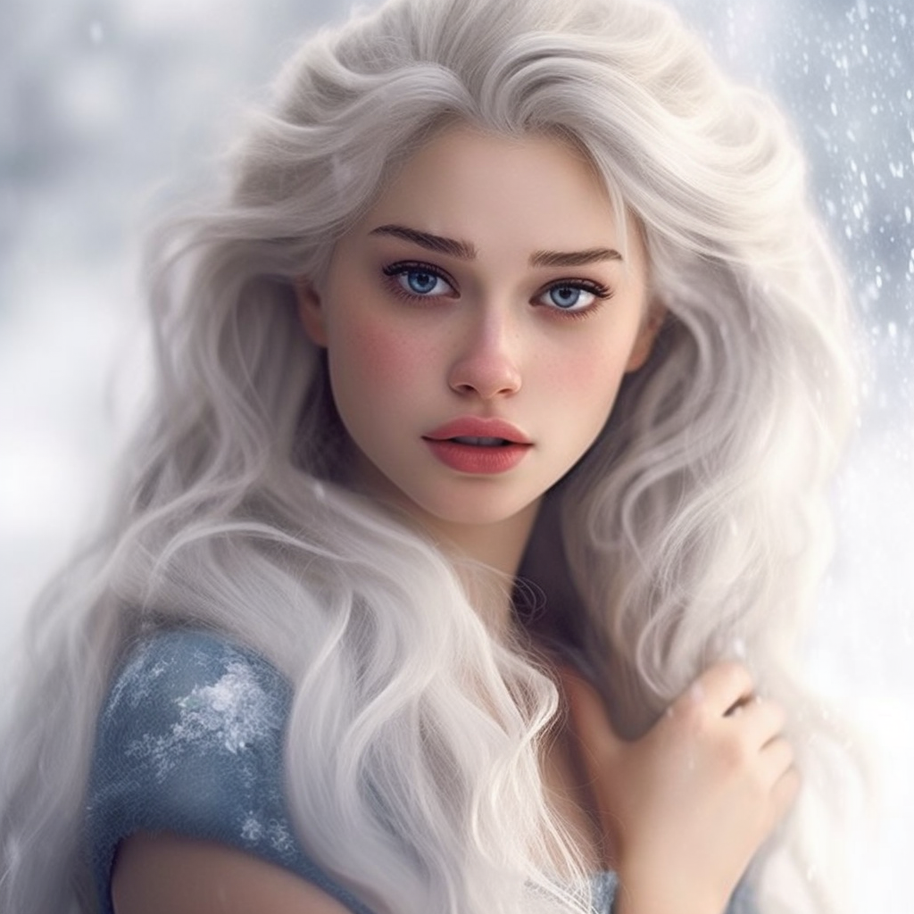 Elsa as a real human
