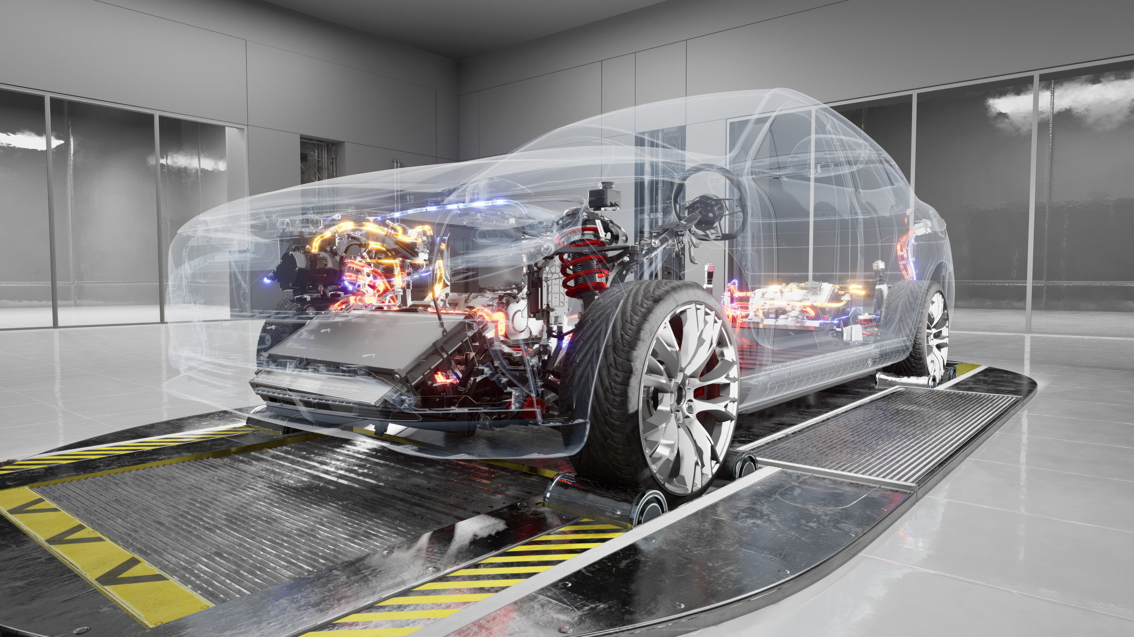 holographic of a car