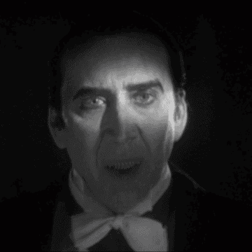 Nicolas Cage grins as Dracula in &quot;Renfield&quot;