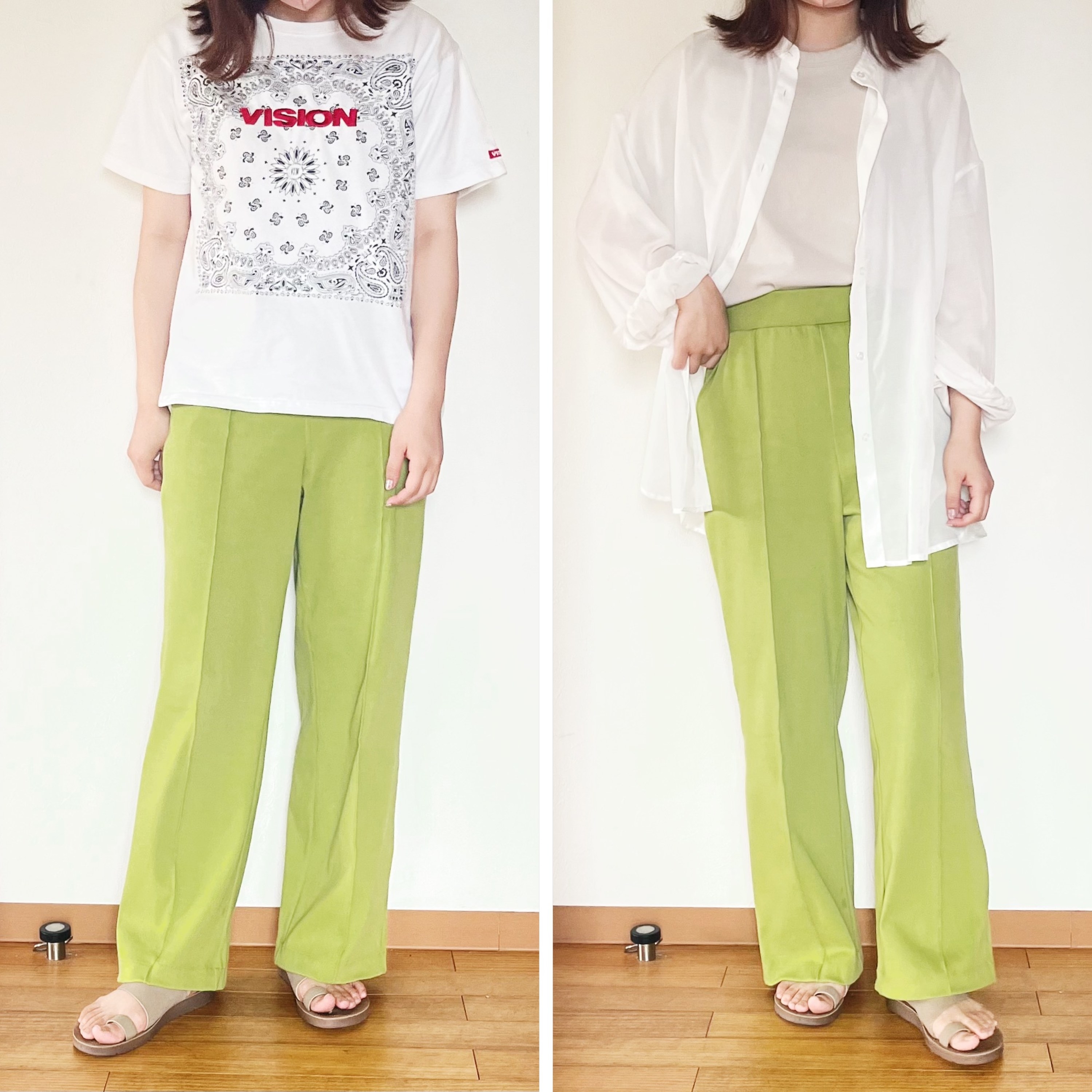 niko and…（ニコアンド）のおすすめのパンツ「マルチストレッチセルフカットパンツ」