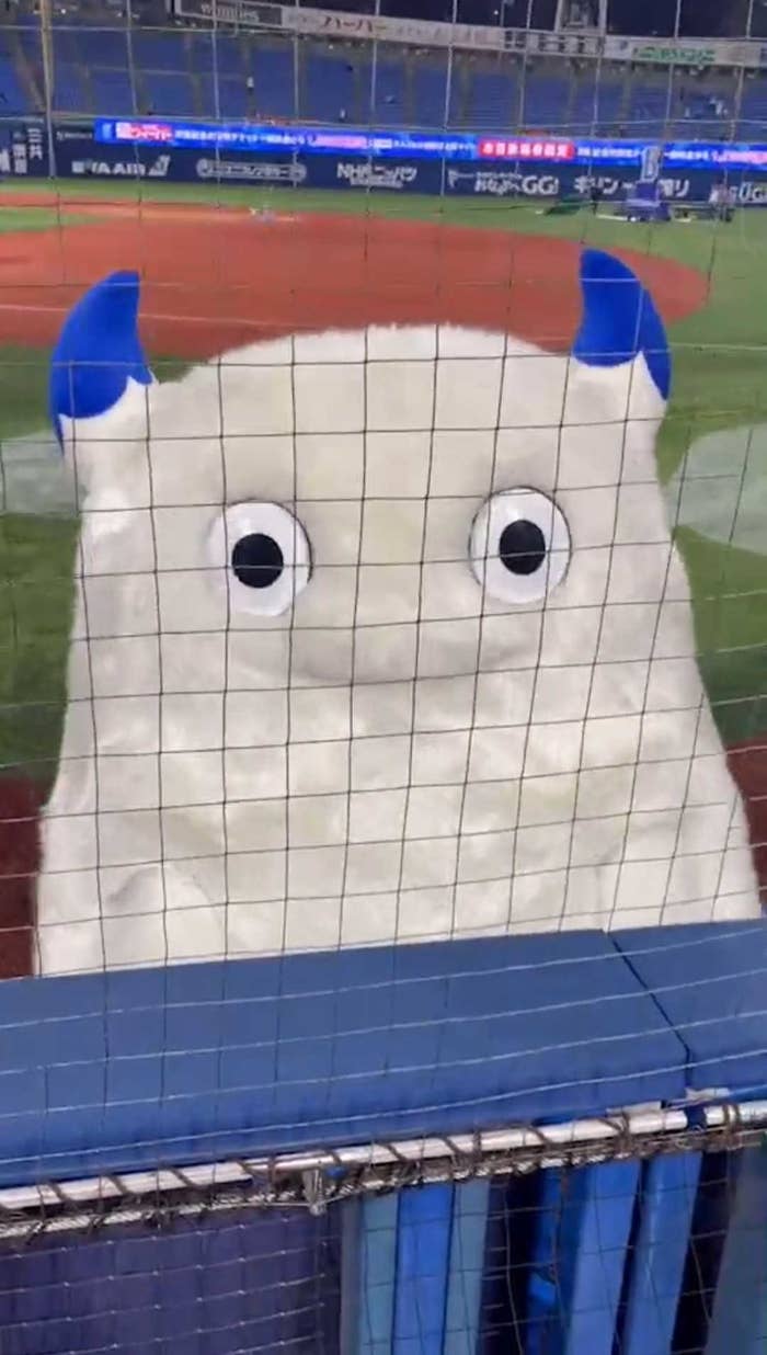 “虚無顔”で「じっ……」と見つめるバートさん