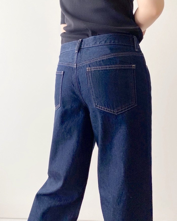 UNIQLO（ユニクロ）のおすすめのジーンズ「ローライズバギージーンズ（丈標準76cm）」
