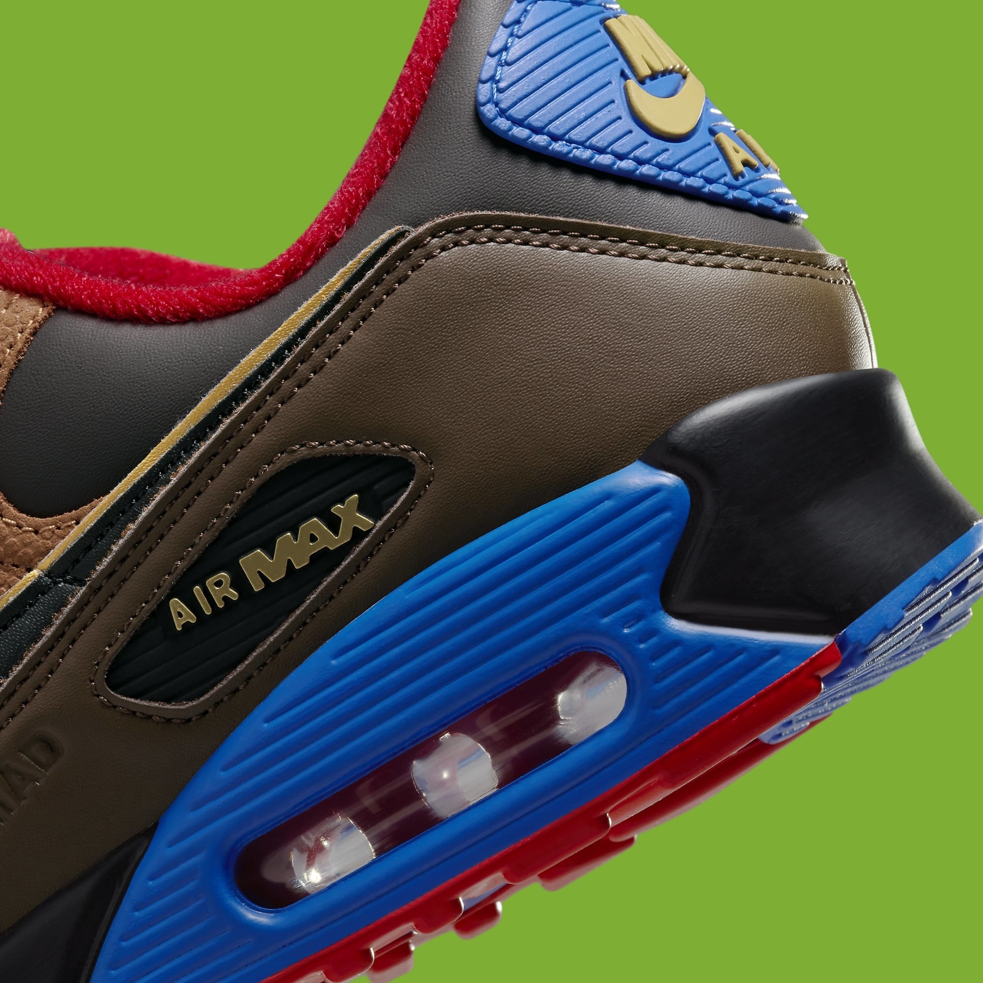EA Sports x Nike Air Max 90 Madden 24 Play Like Mad Release Date FN1870-200 Heel Detail