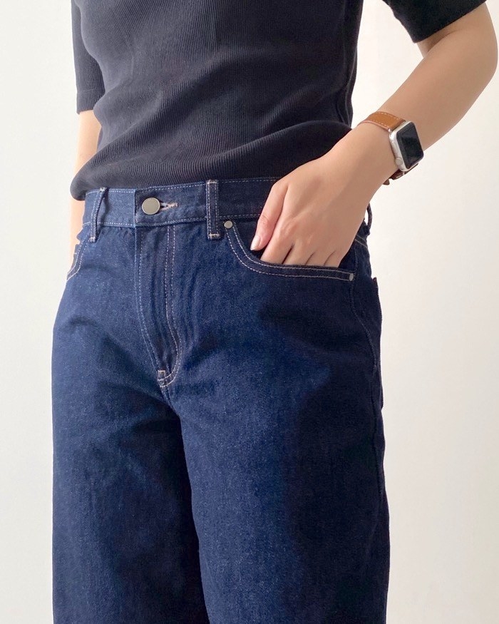 UNIQLO（ユニクロ）のおすすめのジーンズ「ローライズバギージーンズ（丈標準76cm）」