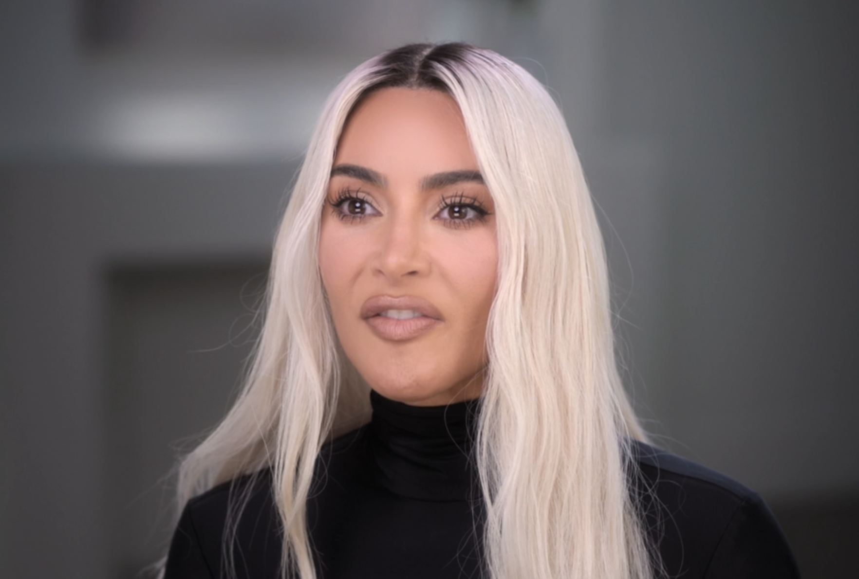 Closeup of Kim Kardashian