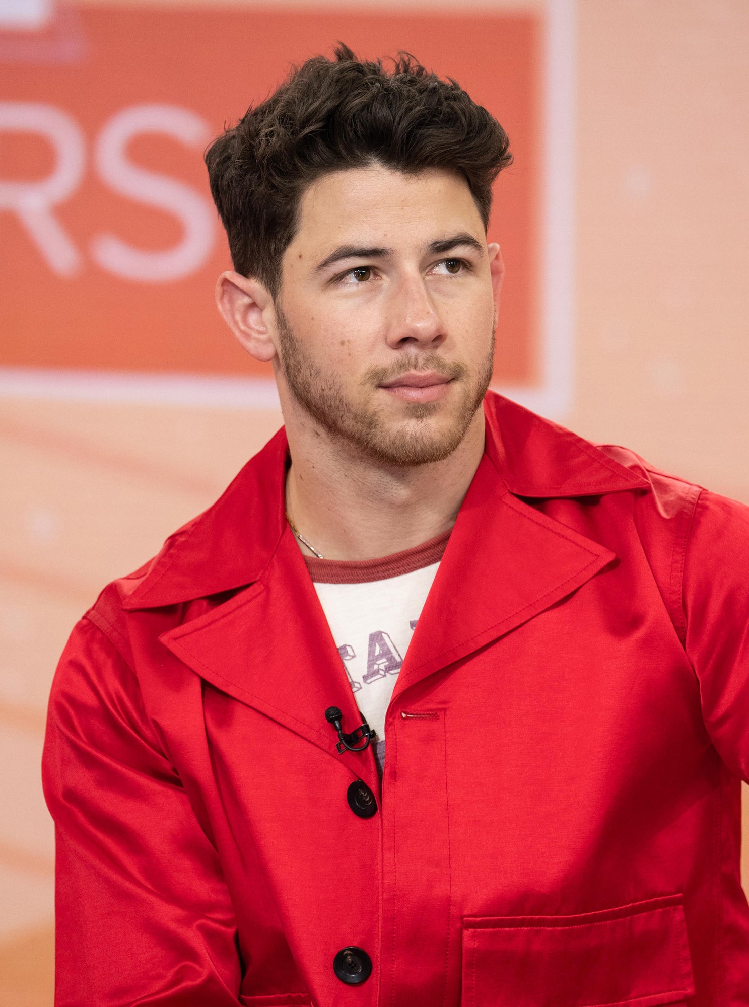 Close-up of Nick in a shirt