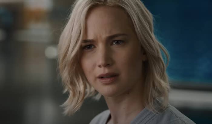 Closeup of Jennifer Lawrence