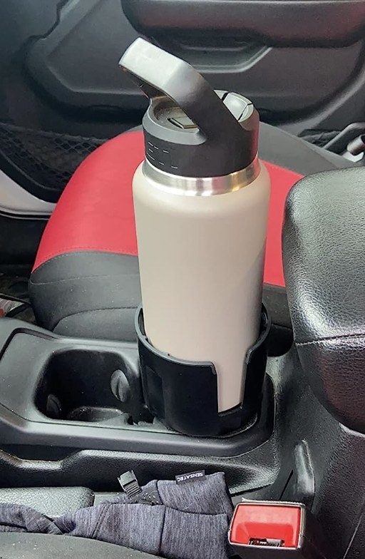  Integral Hydro Expander - Car Cup Holder Expander Organizer  with Adjustable Base - Rubber Tabs Hold Most 32 - 40 oz Bottles and Large  Cups : Automotive