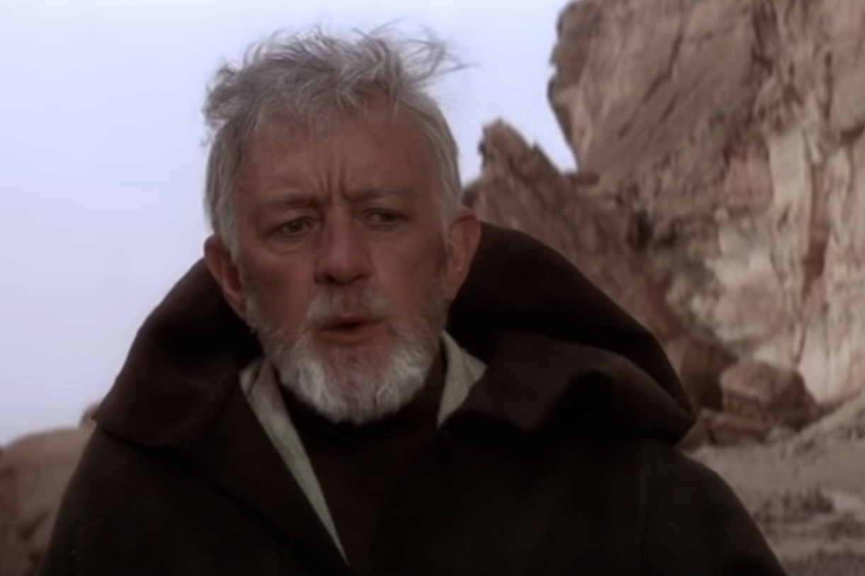 Closeup of Obi-Wan Kenobi