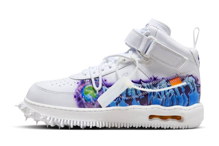 'Graffiti' Off-White x Nike Air Force 1 Mids Are Available Now | Complex